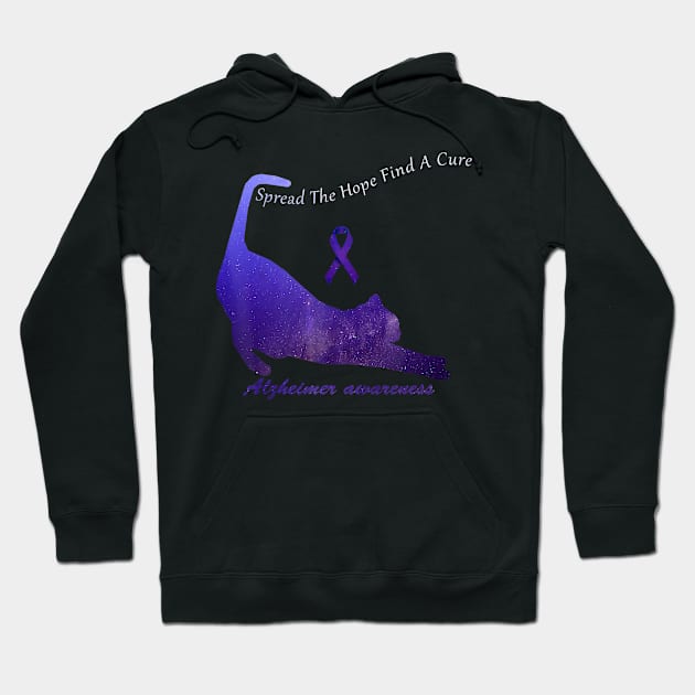 Alzheimer Awareness Spread The Hope Find A Cure Gift Hoodie by thuylinh8